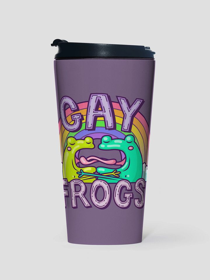 Gay Frogs Stainless Steel Travel Mug product image (1)