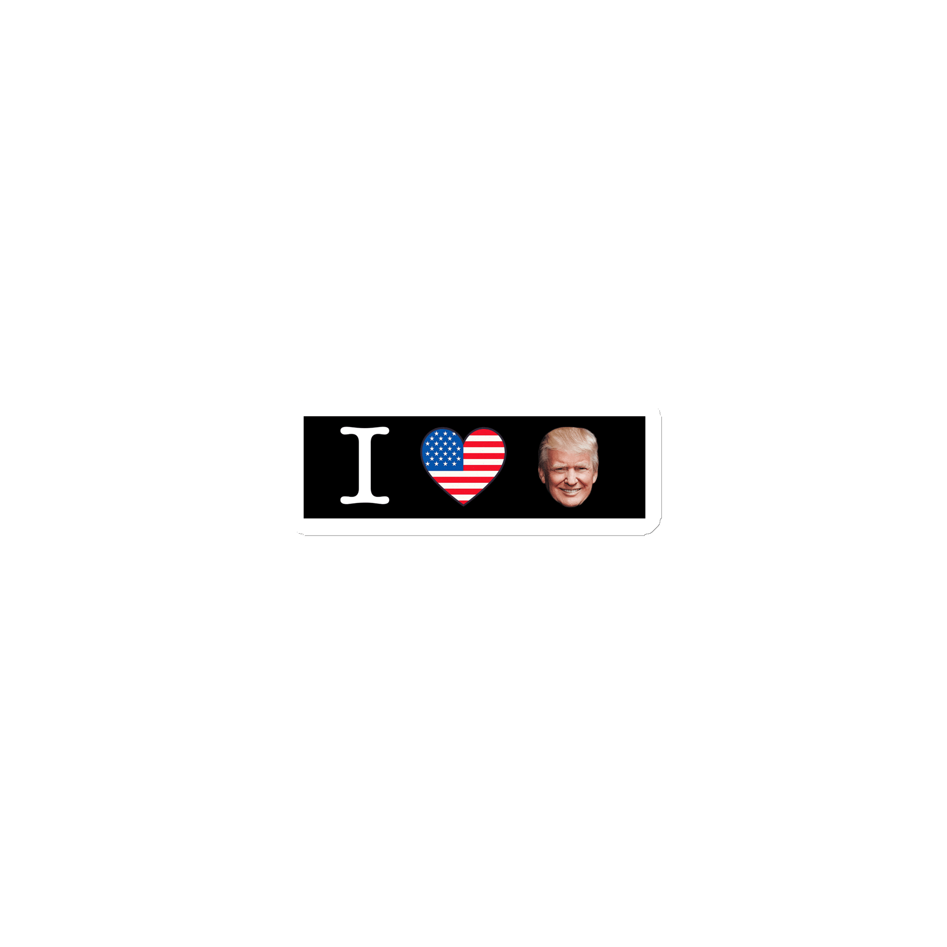 I HEART TRUMP MAGNET product image (1)