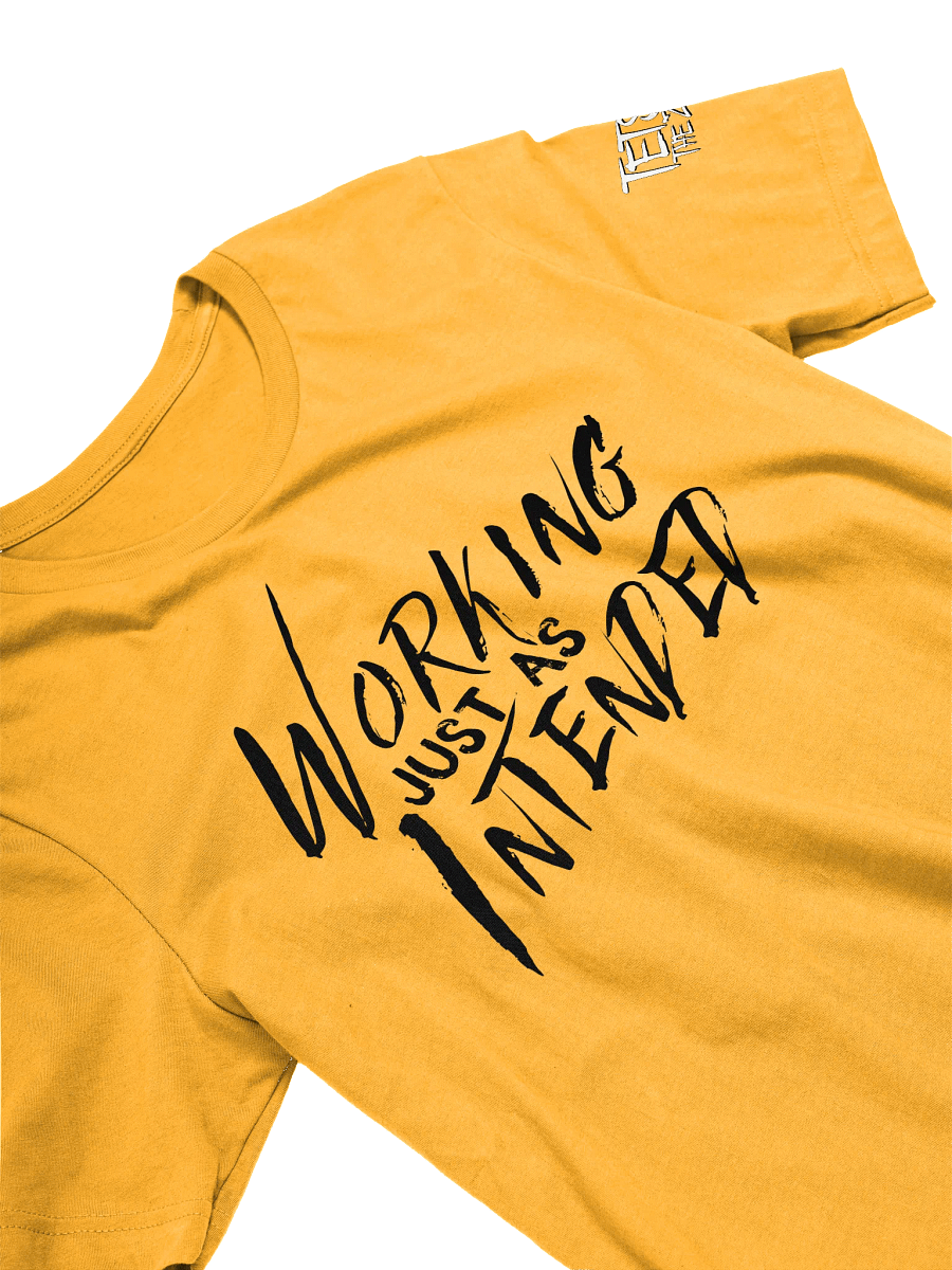 Working Just As Intended Bella+Canvas Supersoft T-Shirt Black product image (25)