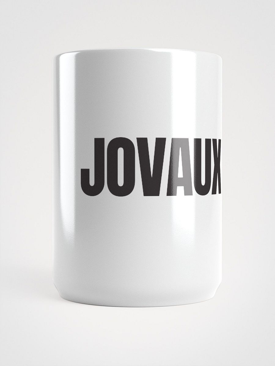 JOVAUX Beauty Logo White Glossy Mug product image (5)