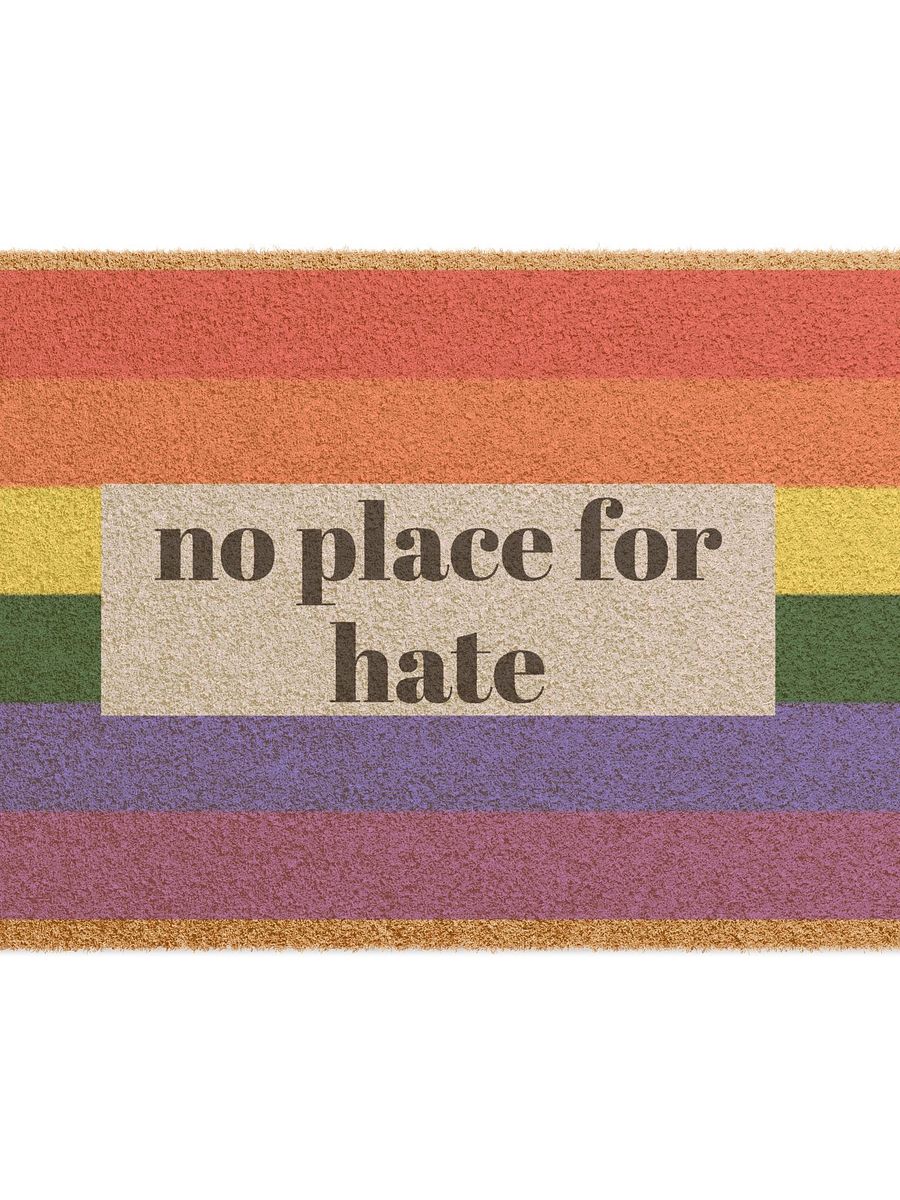 No place for hate door mat product image (1)