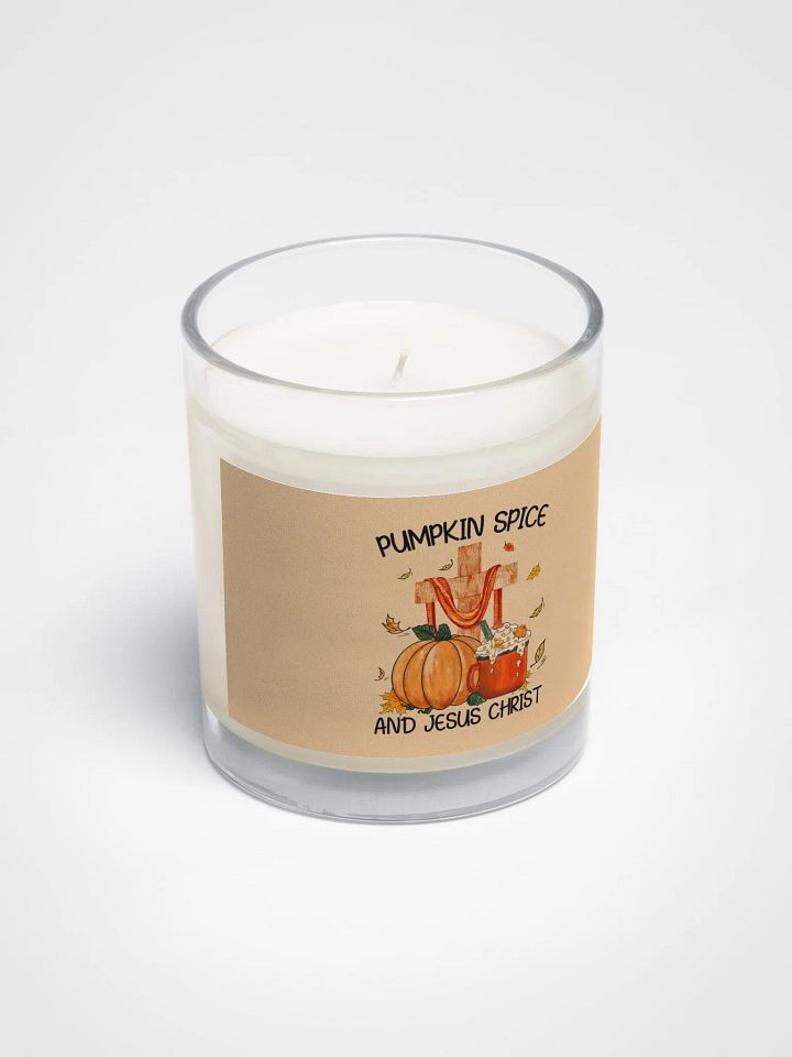 Pumpkin Spice and Jesus Christ Soy Candle product image (2)