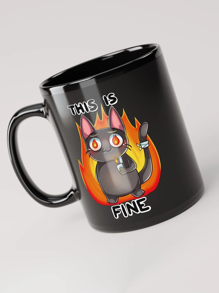 This Is Fine - Chaos Kittun Righty Mug product image (4)