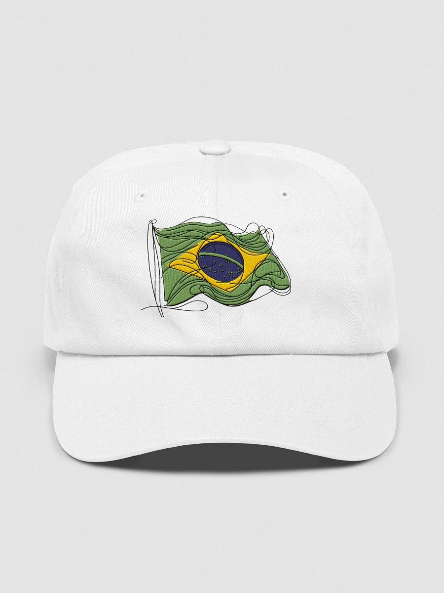 Brazilian Flag Line Art Dad Hat product image (2)