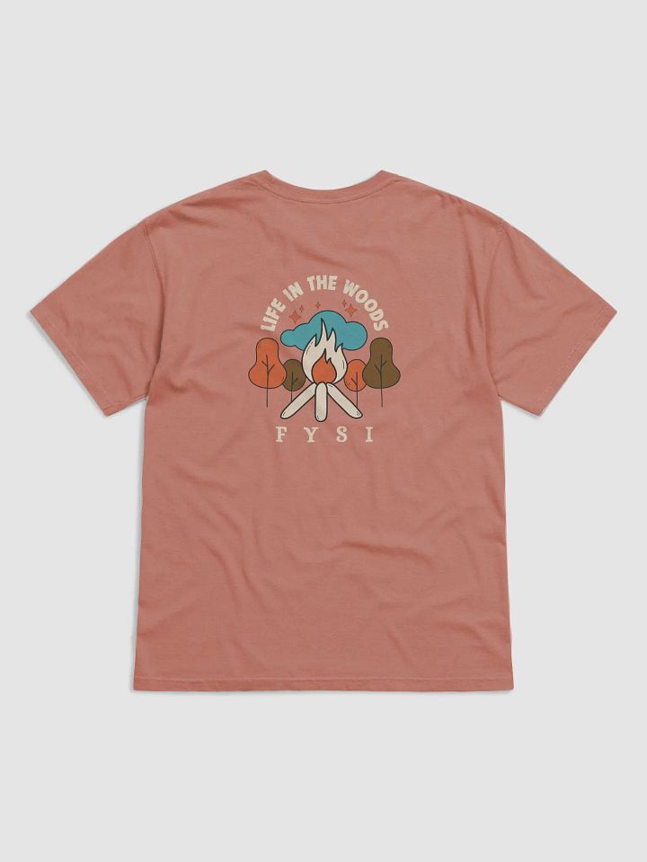 Life in the woods comfort colors organic cotton t-shirt product image (10)