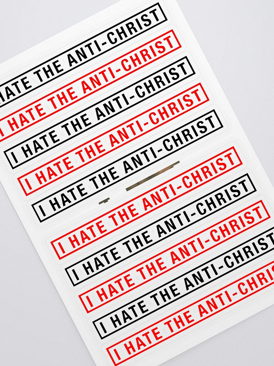 Stickers! - I HATE THE ANTI-CHRIST! product image (1)