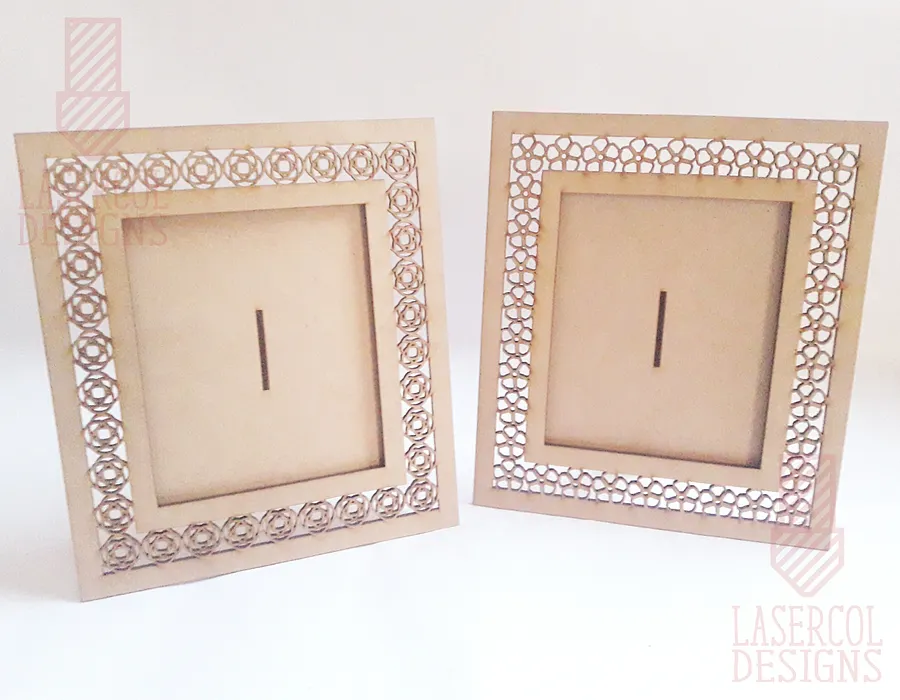 Photo frame (Two Styles) Set 3 - Laser Cut Files product image (6)