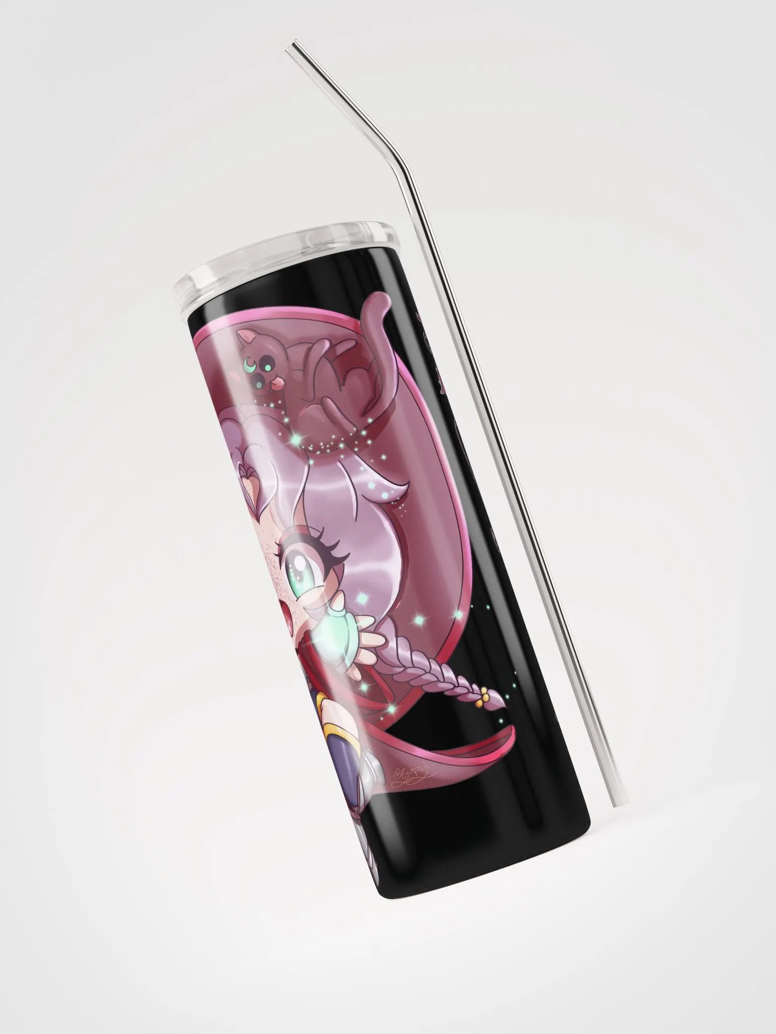 Saemi Spell - Stainless Steel Tumbler w/ Straw product image (6)