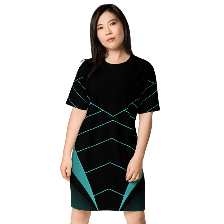 Vivid Convergence T-Shirt Dress product image (1)