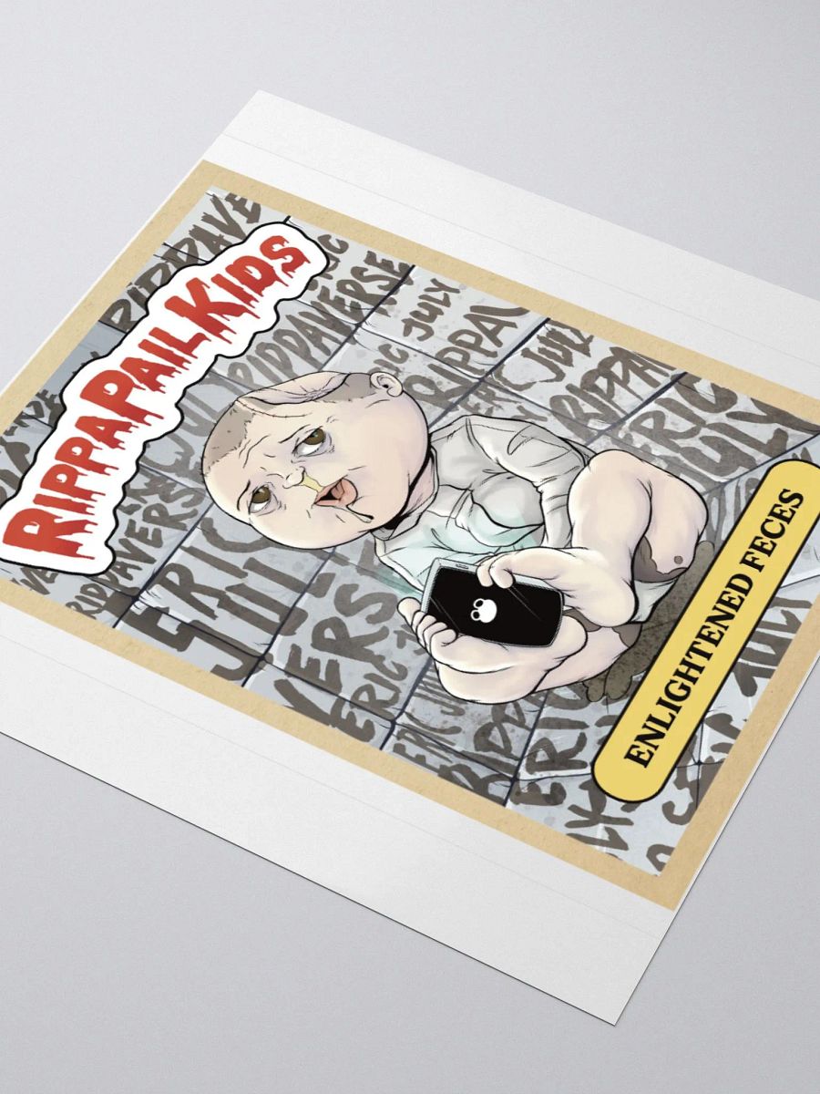 RippaPail Kids Enlightened Feces Sticker product image (3)