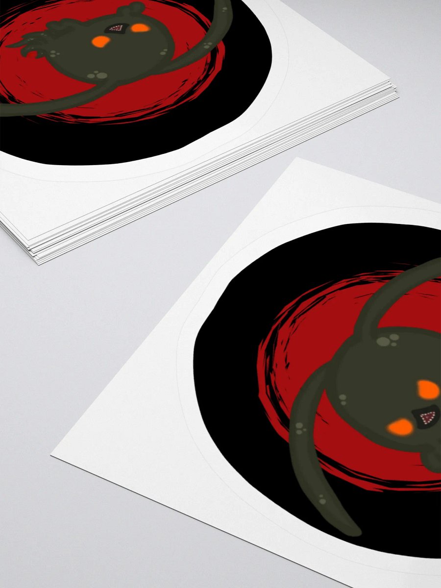 Between the Birches // Chibi-Rabbit Shoggoth Yazool Circle Sticker product image (7)