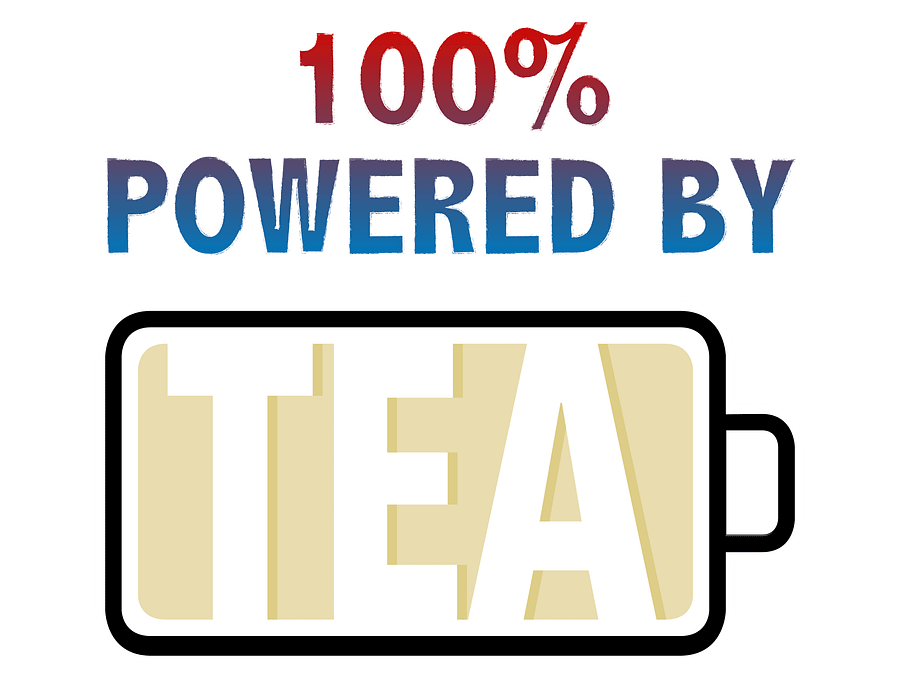 100% Powered By Tea T-Shirt product image (2)