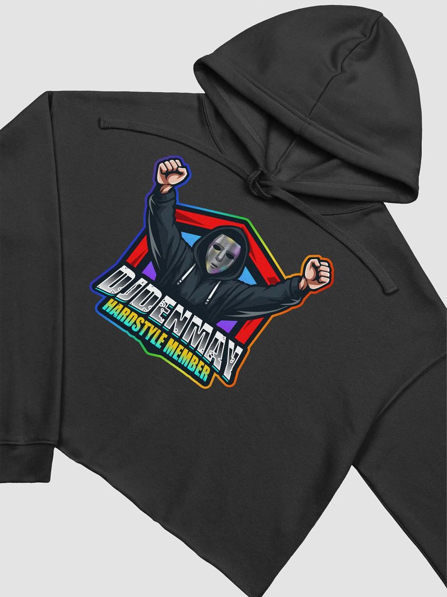 Fleece Crop Hoodie mit DJ DenMay Logo product image (3)