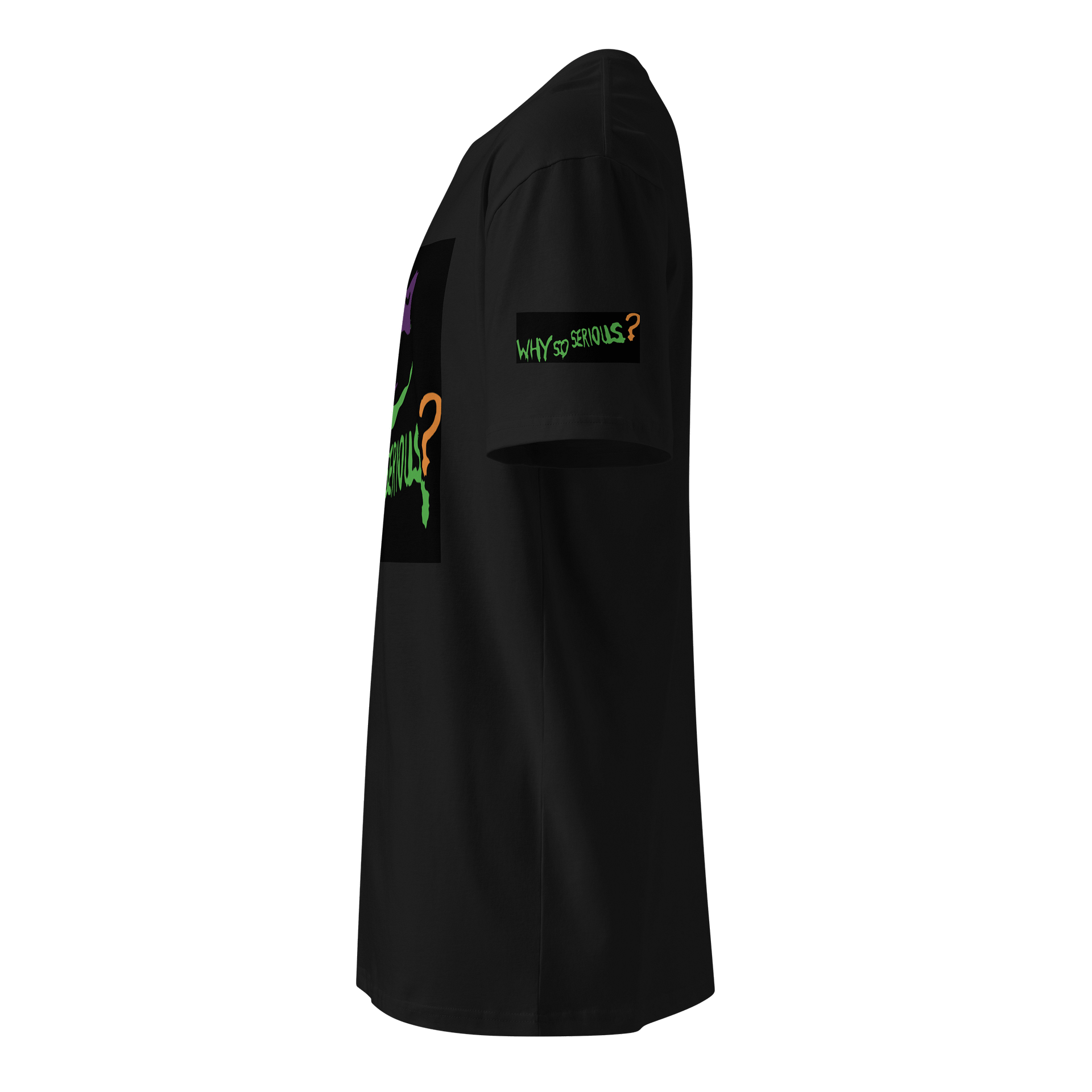 Why So Serious? Medium Print Unisex T-Shirt product image (3)