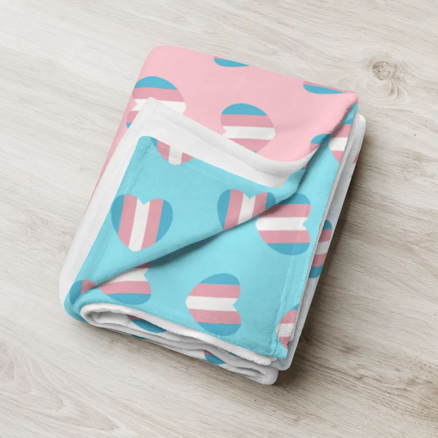 Trans Heart Blanket product image (8)