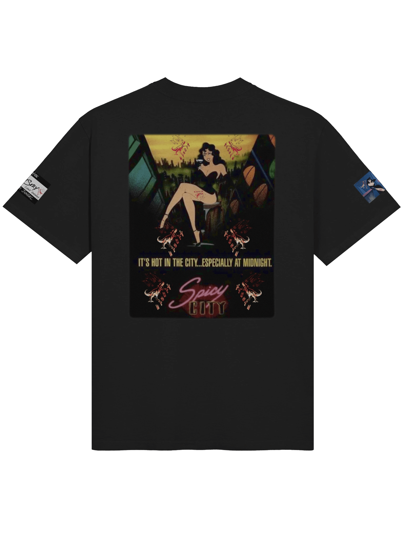 spicy city raven vintage tee shirt product image (7)