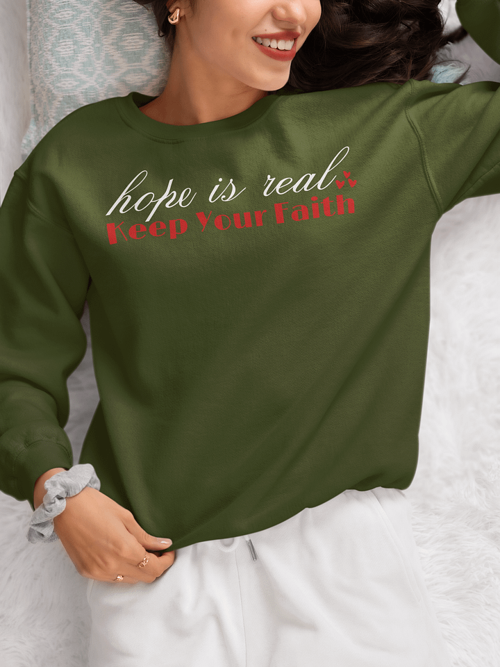 Keep Your Faith Gildan Crewneck Sweatshirt product image (1)