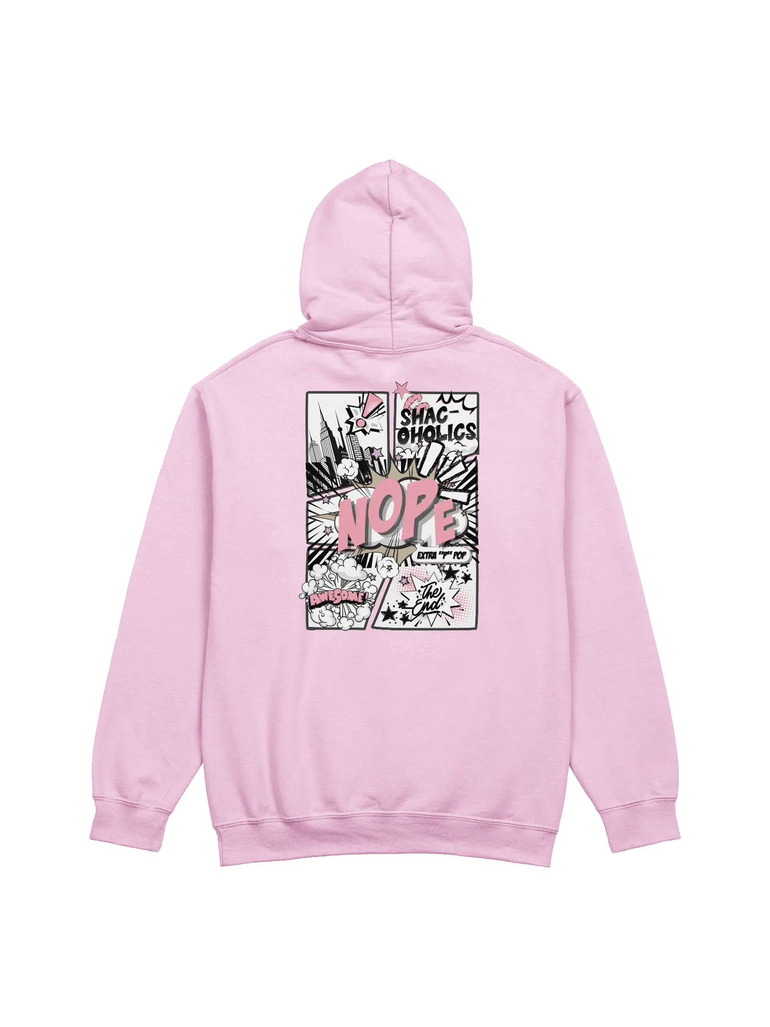 Explosive Pink NoPe Shac-oholics Hoodie product image (18)