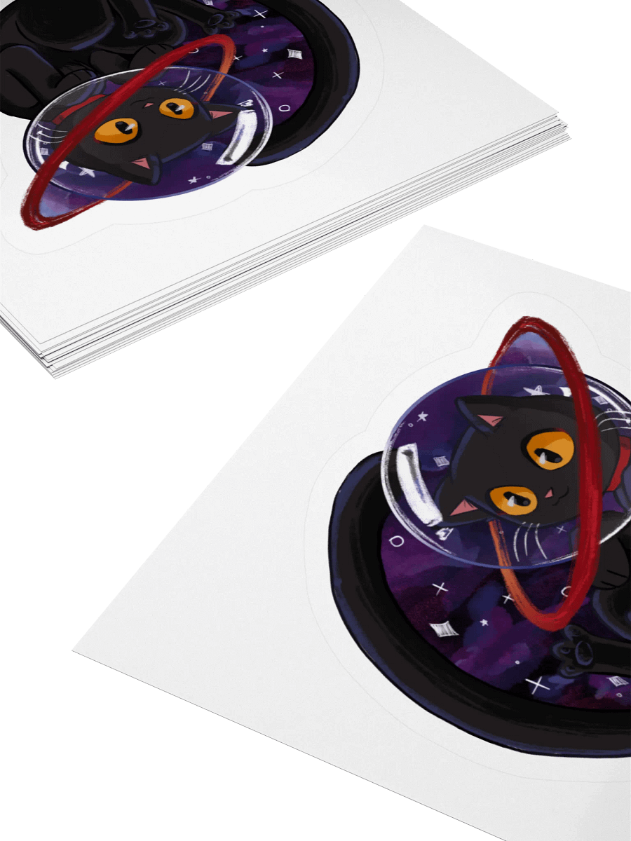 Sails Among the Stars: Lost in the Stars – Straw Cat Sticker product image (10)