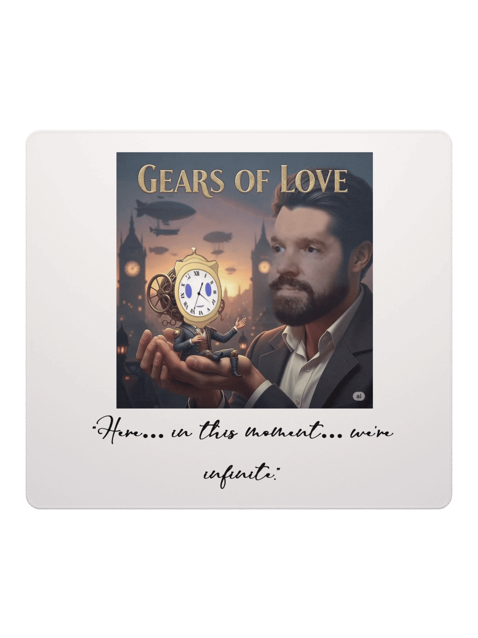 Gears of Love Mouse Pad product image (2)