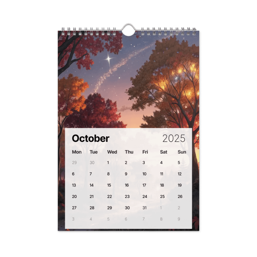 MAGICAL ANIME SEASONS WALL CALENDAR 2025 product image (12)