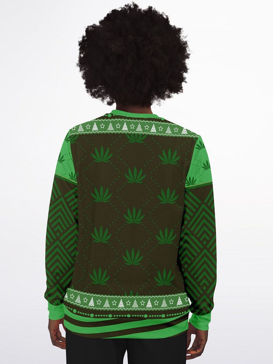 “Merry W**dmas” Funny Santa Christmas Sweatshirt | 420 Holiday Party Jumper | Unisex W**d Xmas Ugly Sweater product image (8)