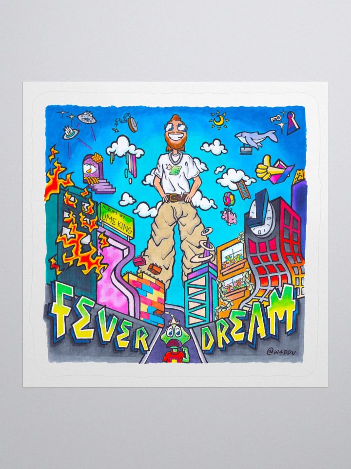 Fever Dream Cover Sticker product image (2)