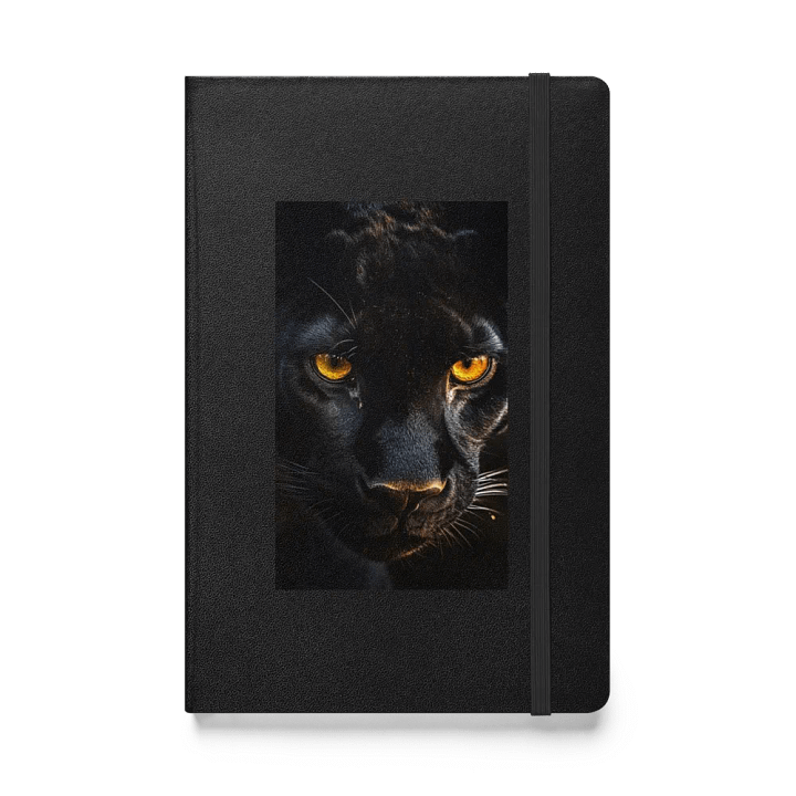 Golden Gaze Panther Hardcover Notebook product image (1)