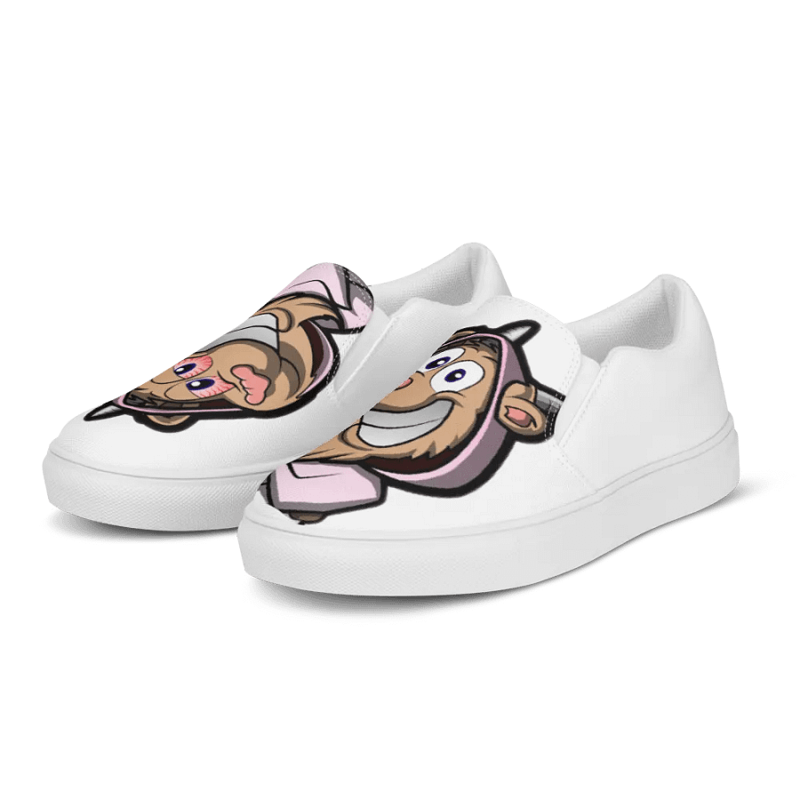 TLG & FADED TLG WHITE SPLIN ON CANVAS SHOES product image (3)