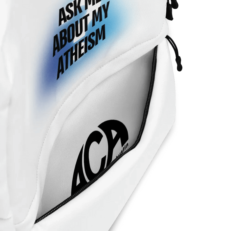 Ask Me About My Atheism Backpack product image (11)