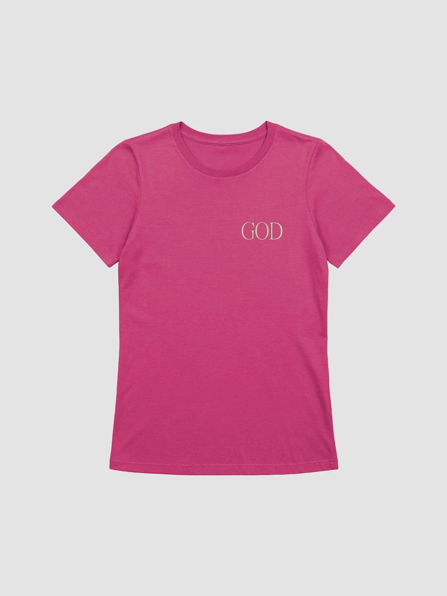 Good Vs Evil - God's In My Heart & The Devil's On My Back - Bella+Canvas Women's Supersoft Relaxed-fit T-Shirt product image (4)