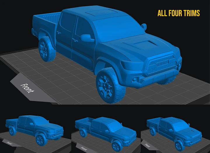 3rd Gen Tacoma All Trims - 3D Print Files product image (1)