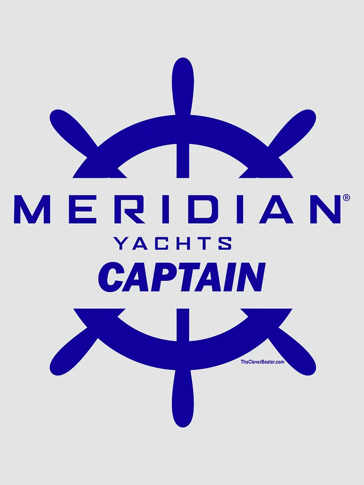 Meridian Yachts - T-Shirt - Light Shirt w/Blue Logo product image (2)