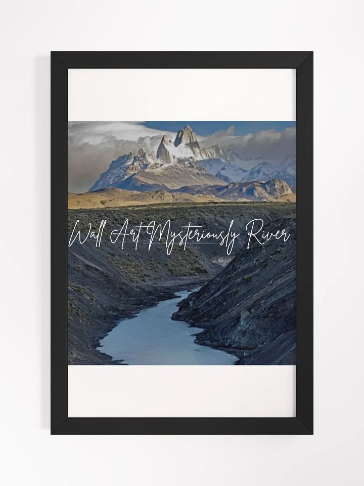 Wall Art Mysteriously River Framed High-Quality Matte Poster (in) product image (1)