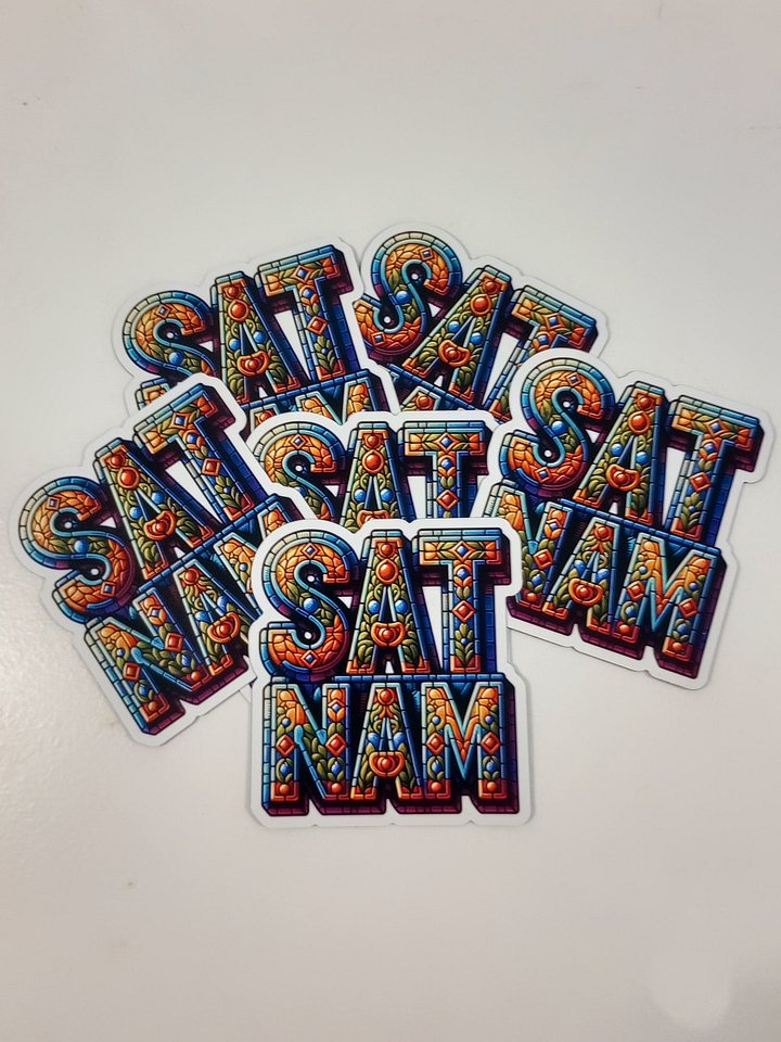 Sat Nam #5 Die-Cut Magnet product image (1)