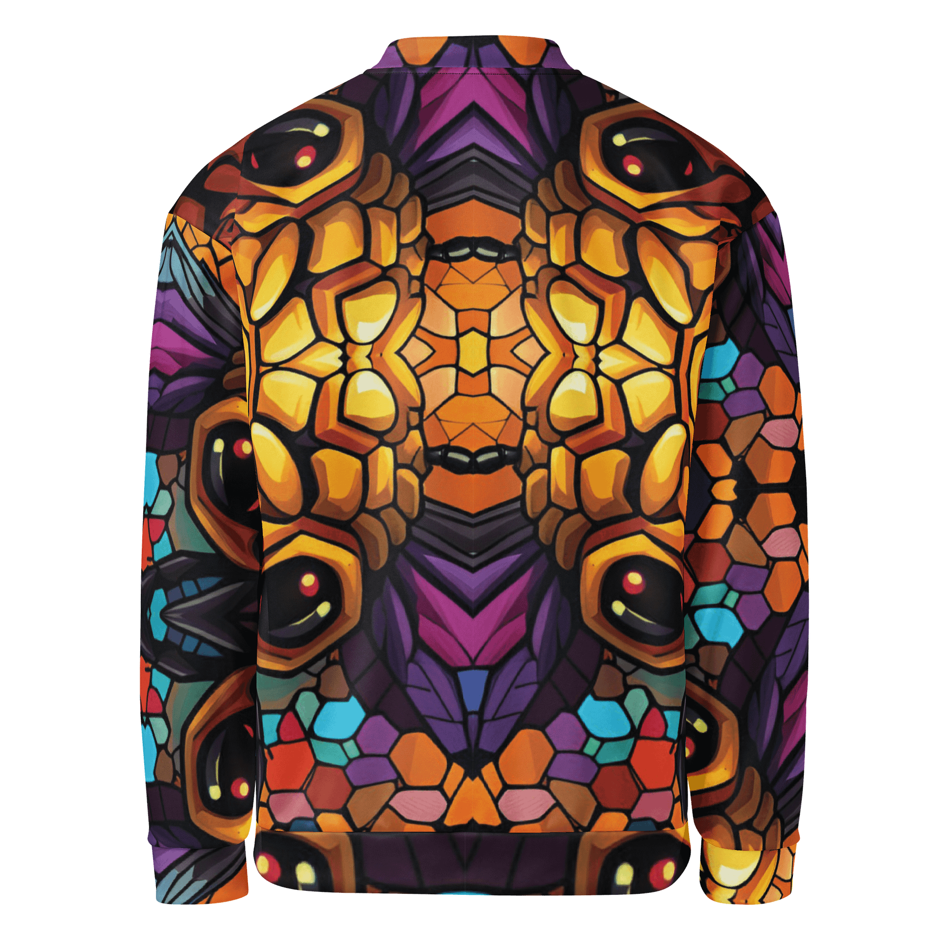 BUZZING WITH PURPOSE ! Customizable Canvas: All-Over Print Bomber Jacket product image (2)