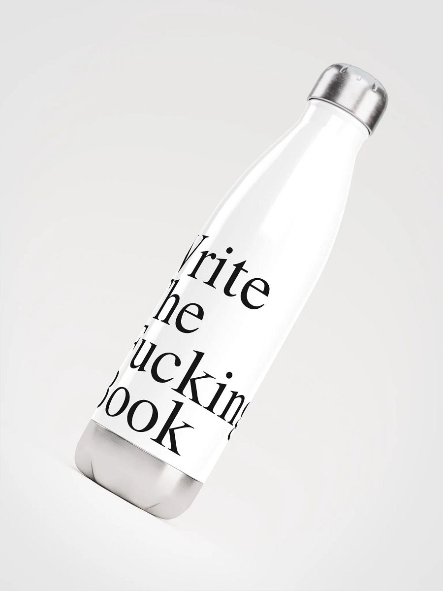 Write the Fucking Book Water Bottle product image (4)