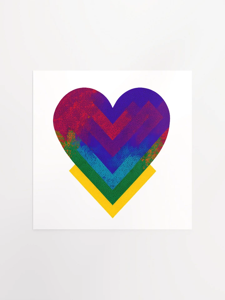 Rainbow Heart #15 - Print product image (1)