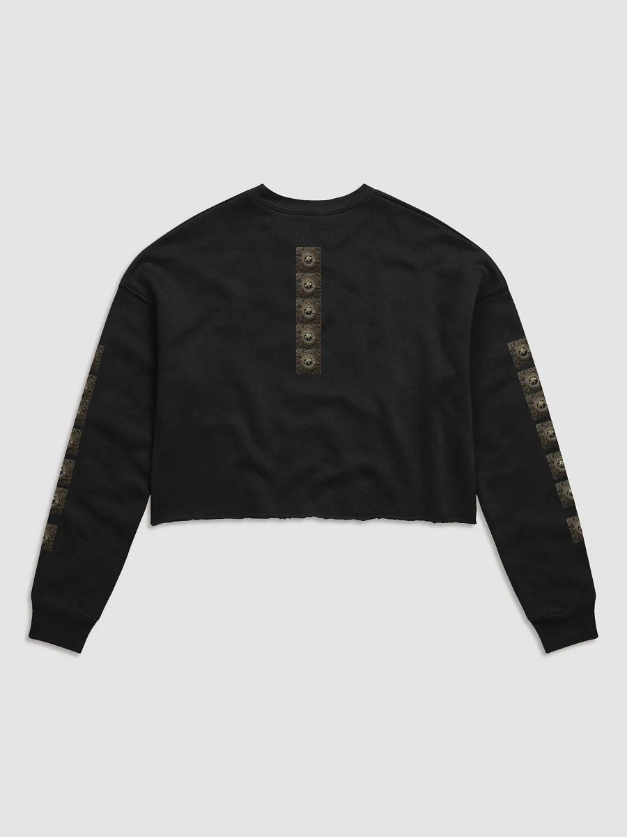 BTC fleece Crop Sweatshirt black 1 product image (2)