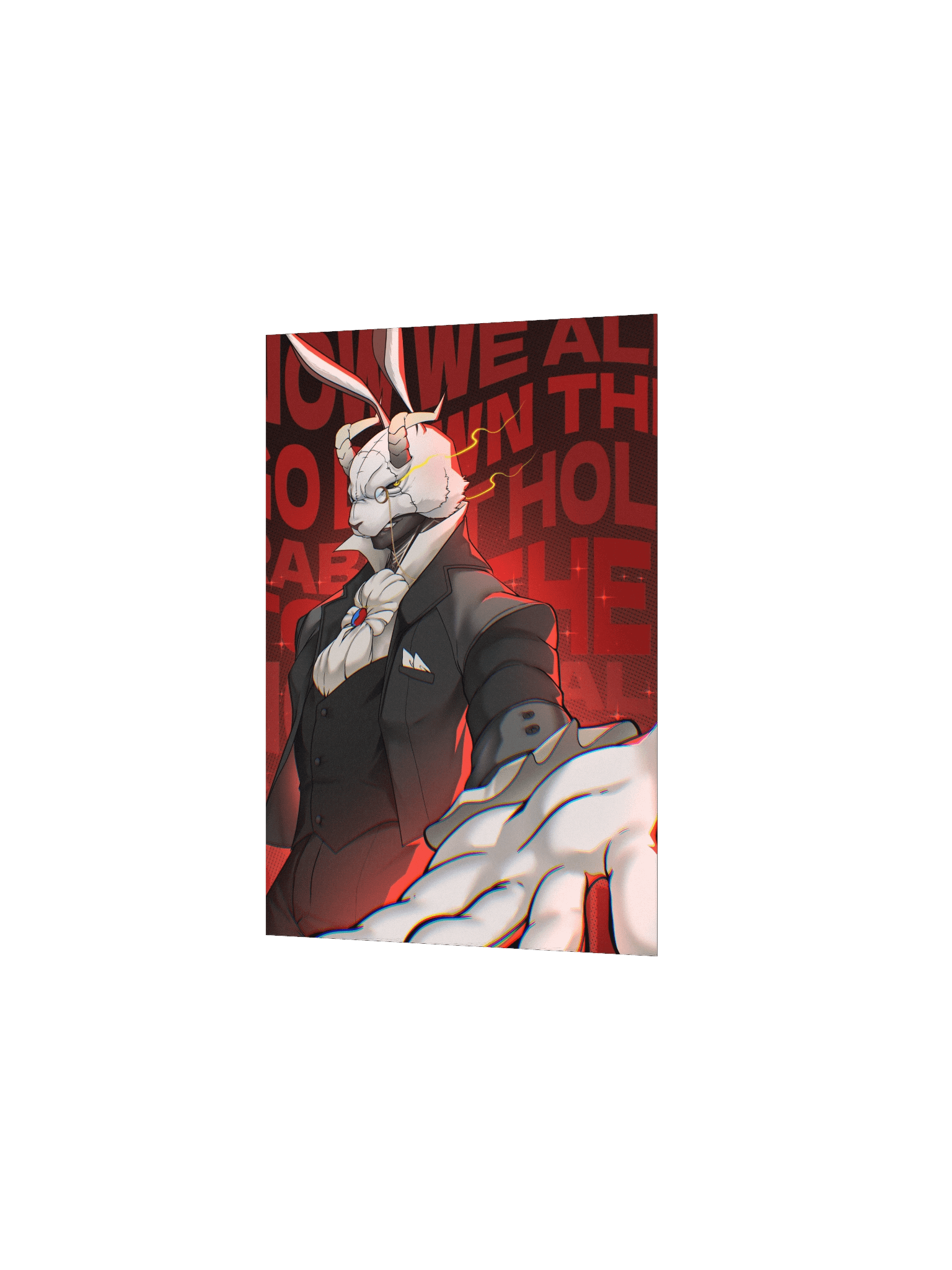 Valentine Rabbit Poster product image (15)