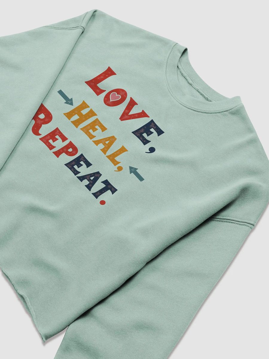 Love Heal Repeat Fleece Crop Sweatshirt product image (10)