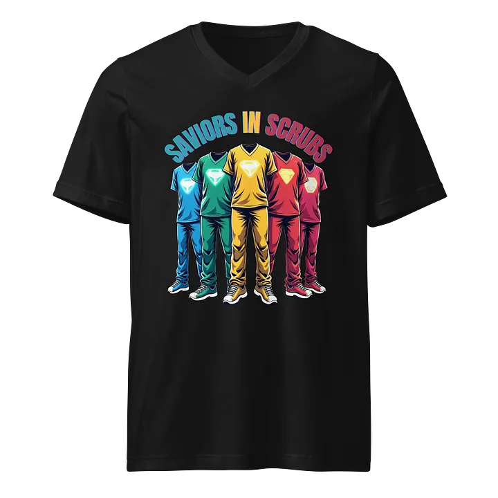 Saviors in Scrubs V-Neck Tee product image (1)