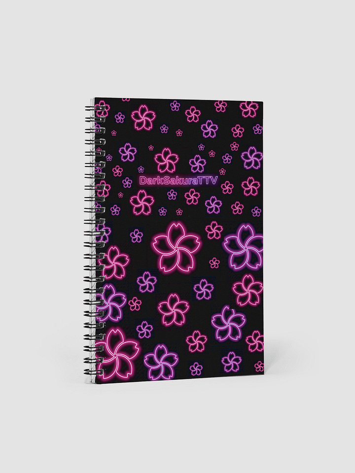 DarkSakuraTTV Neon Logo Notebook product image (1)