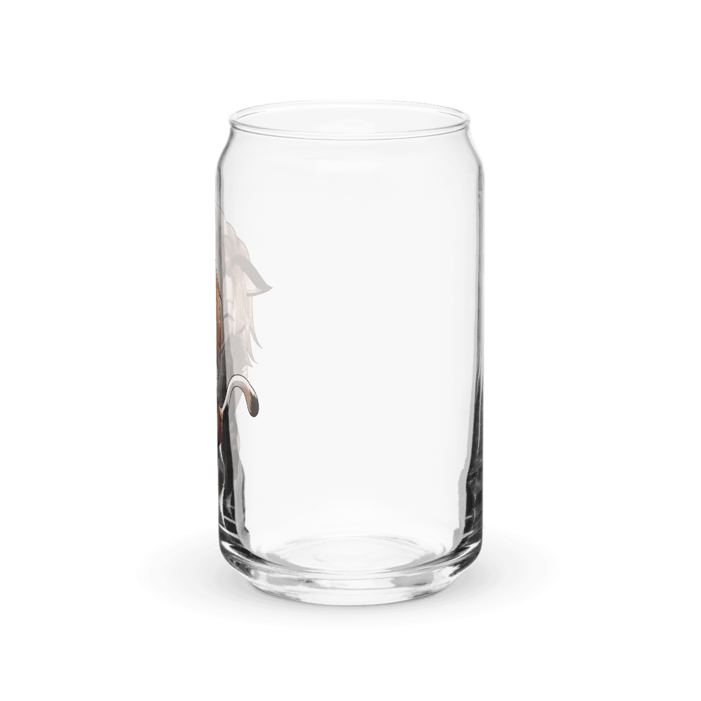 Can shaped glass drink cup product image (39)