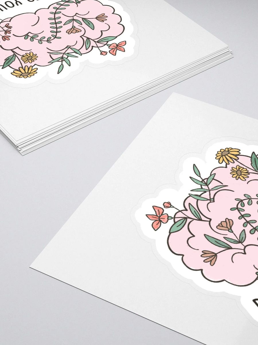 "Be Kind to Your Mind" Sticker product image (4)