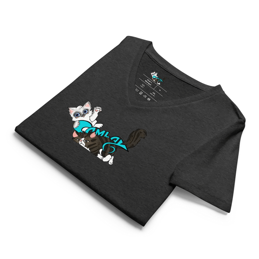 Bella+Canvas Women's Relaxed V-Neck T-Shirt: Luigi & Ariel Logo product image (35)