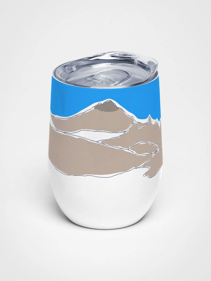 Gilbert Peak wine tumbler (colored sketch) product image (1)