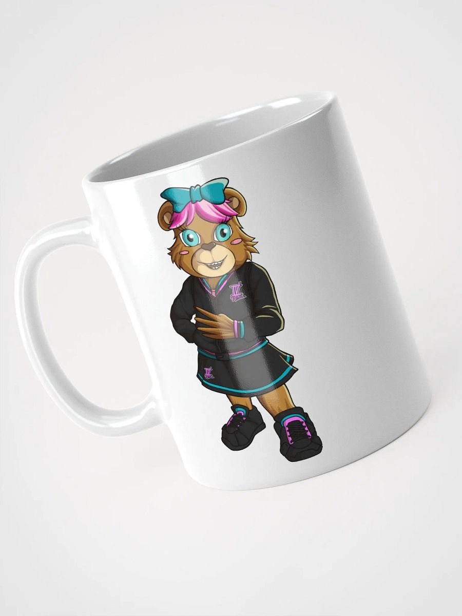 Standing Girl Bear White Coffee Cup product image (4)