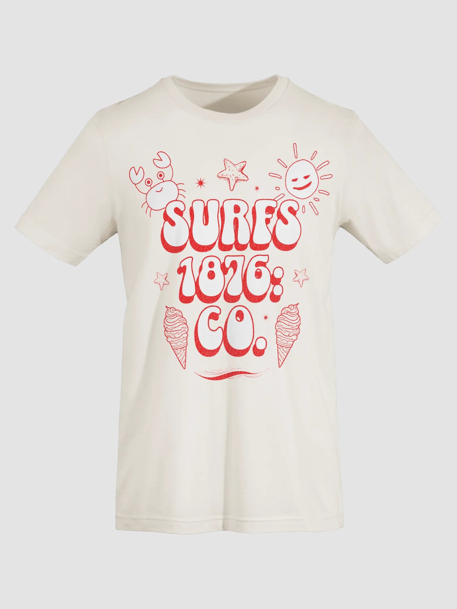 Sun & Crab Surfing Adventure T-Shirt product image (7)
