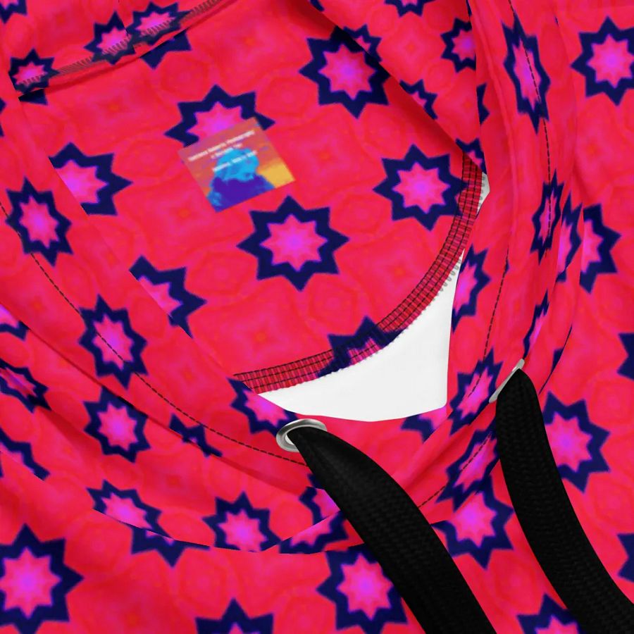 Abstract Red All Over Print Unisex Hoodie product image (11)